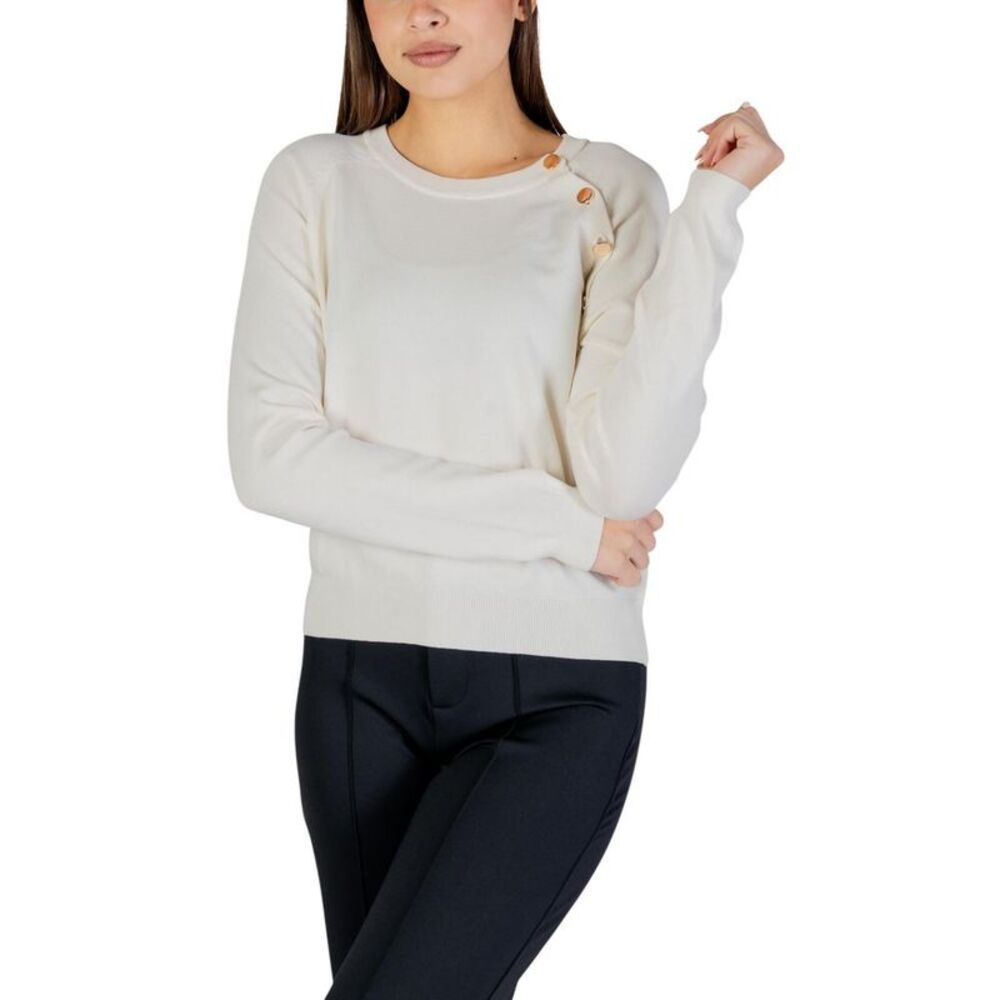 Morgan De Toi Beige Viscose Women's Sweatshirt